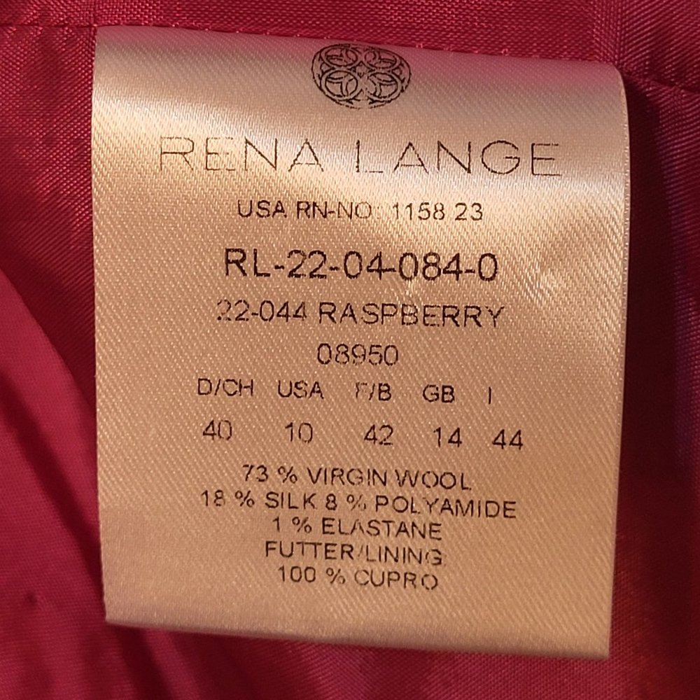 Rena Lange Raspberry Pink Jacket - Picture 7 of 8